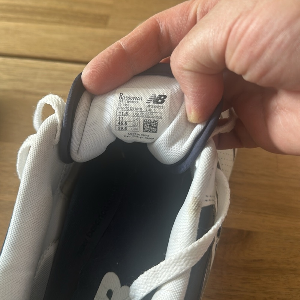 NEW BALANCE 550 navy blue sneakers - Picture 13 of 16